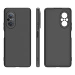 Husa Matte TPU pentru Huawei NOVA 9 SE, Flippy, Silicon Slim, Protectie Antisoc, Negru
