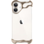 Husa Metalica Compatibila cu iPhone 16 Plus, Flippy, Protectie pentru Colturile Telefonului si Camera, Aliaj, Antisoc,