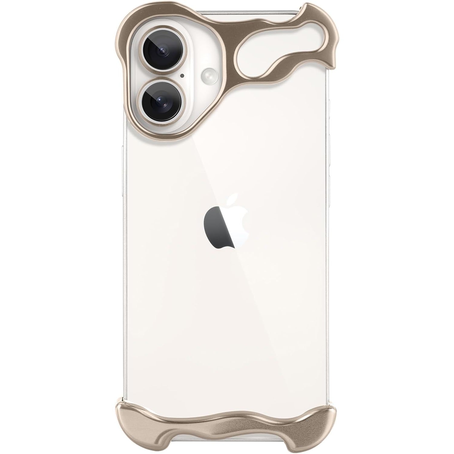 Husa Metalica Compatibila cu iPhone 16 Plus, Flippy, Protectie pentru Colturile Telefonului si Camera, Aliaj, Antisoc,