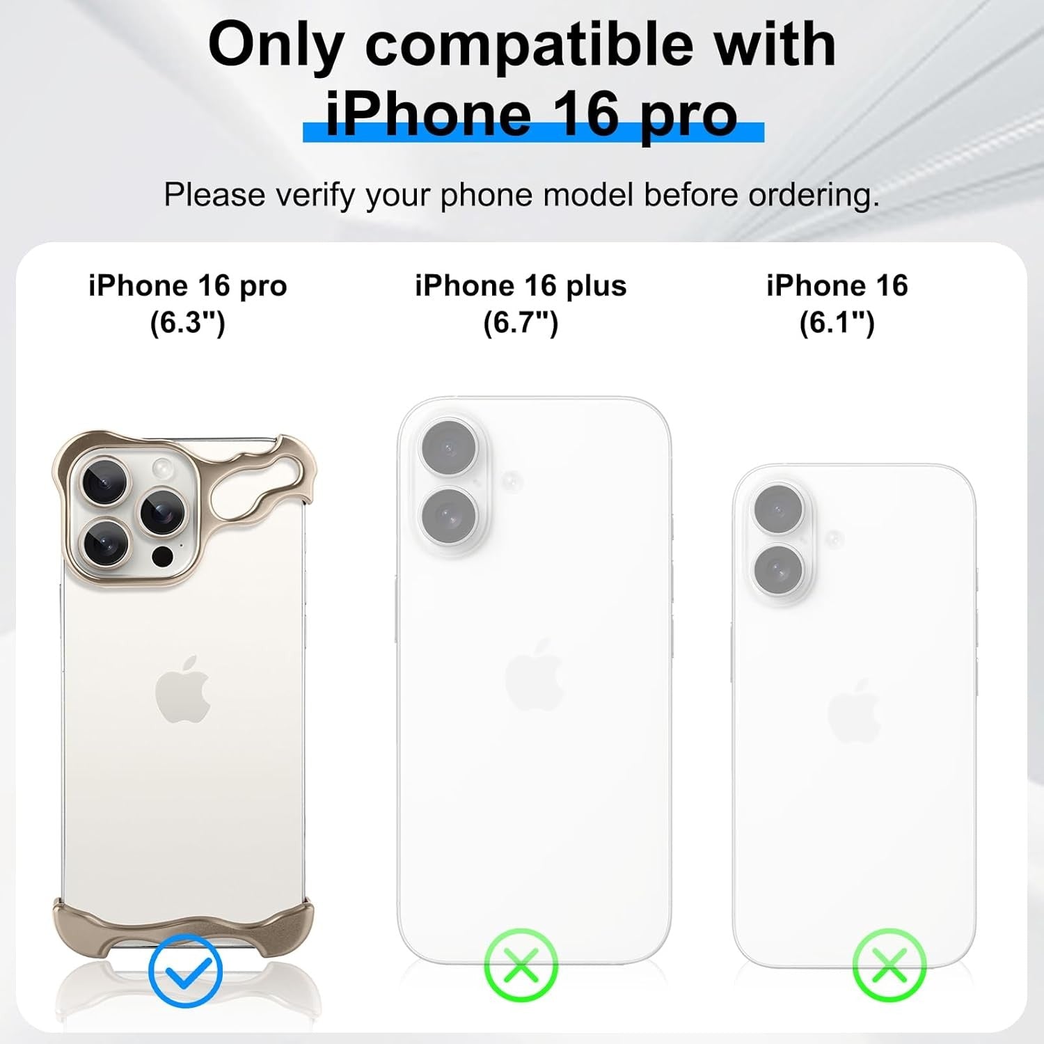Husa Metalica Compatibila cu iPhone 16 Pro, Flippy, Protectie pentru Colturile Telefonului si Camera, Aliaj, Antisoc,