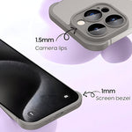 Husa Metalica Edgeless Compatibila cu iPhone 15, Flippy, Protectie pentru Colturi si Camera, Aliaj, Antisoc,