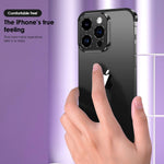 Husa Metalica Edgeless Compatibila cu iPhone 16, Flippy, Protectie pentru Colturi si Camera, Aliaj Aluminiu, Antisoc,