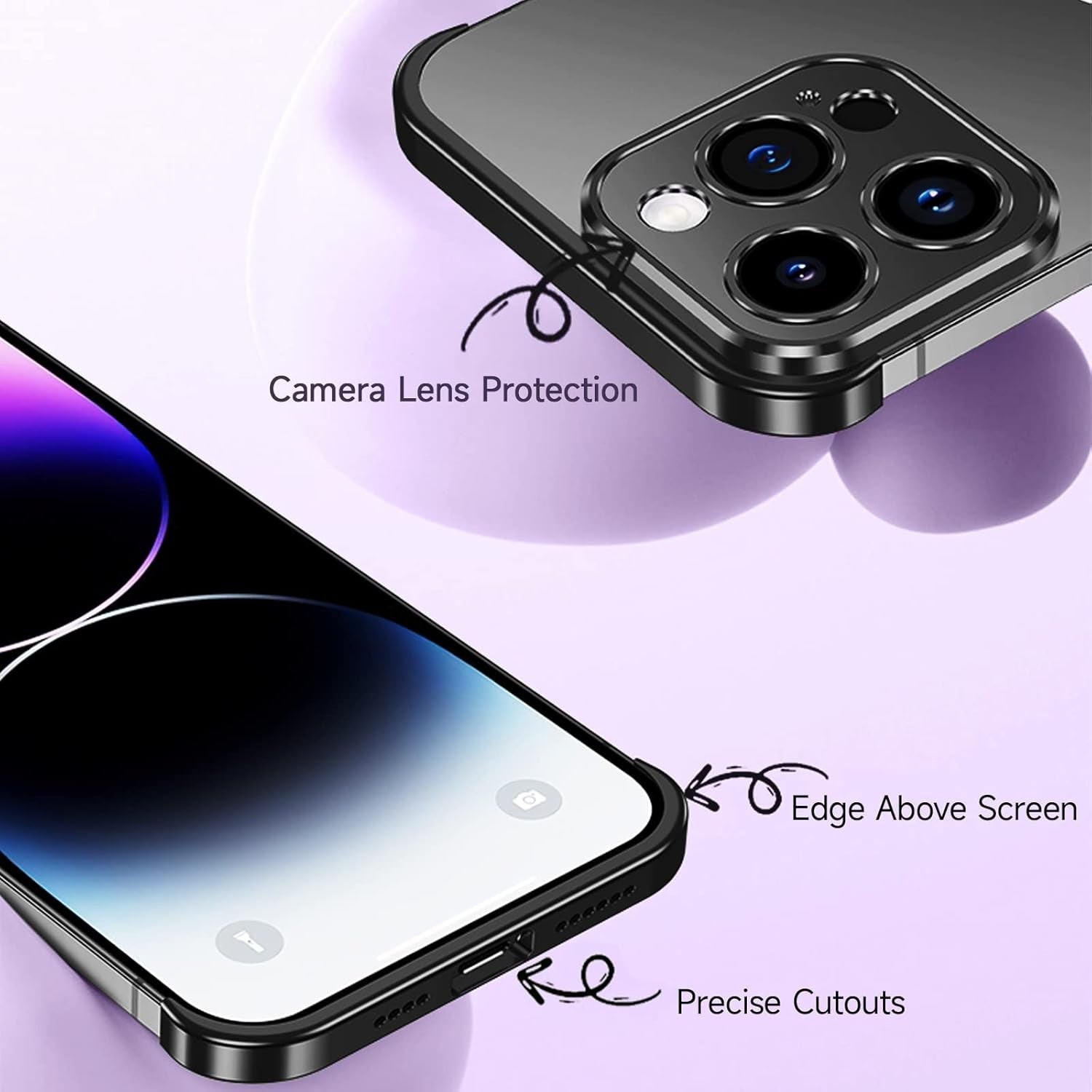 Husa Metalica Edgeless Compatibila cu iPhone 16, Flippy, Protectie pentru Colturi si Camera, Aliaj Aluminiu, Antisoc,