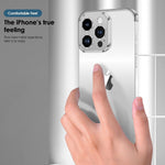 Husa Metalica Edgeless Compatibila cu iPhone 16, Flippy, Protectie pentru Colturi si Camera, Aliaj Aluminiu, Antisoc,