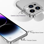 Husa Metalica Edgeless Compatibila cu iPhone 16, Flippy, Protectie pentru Colturi si Camera, Aliaj Aluminiu, Antisoc,
