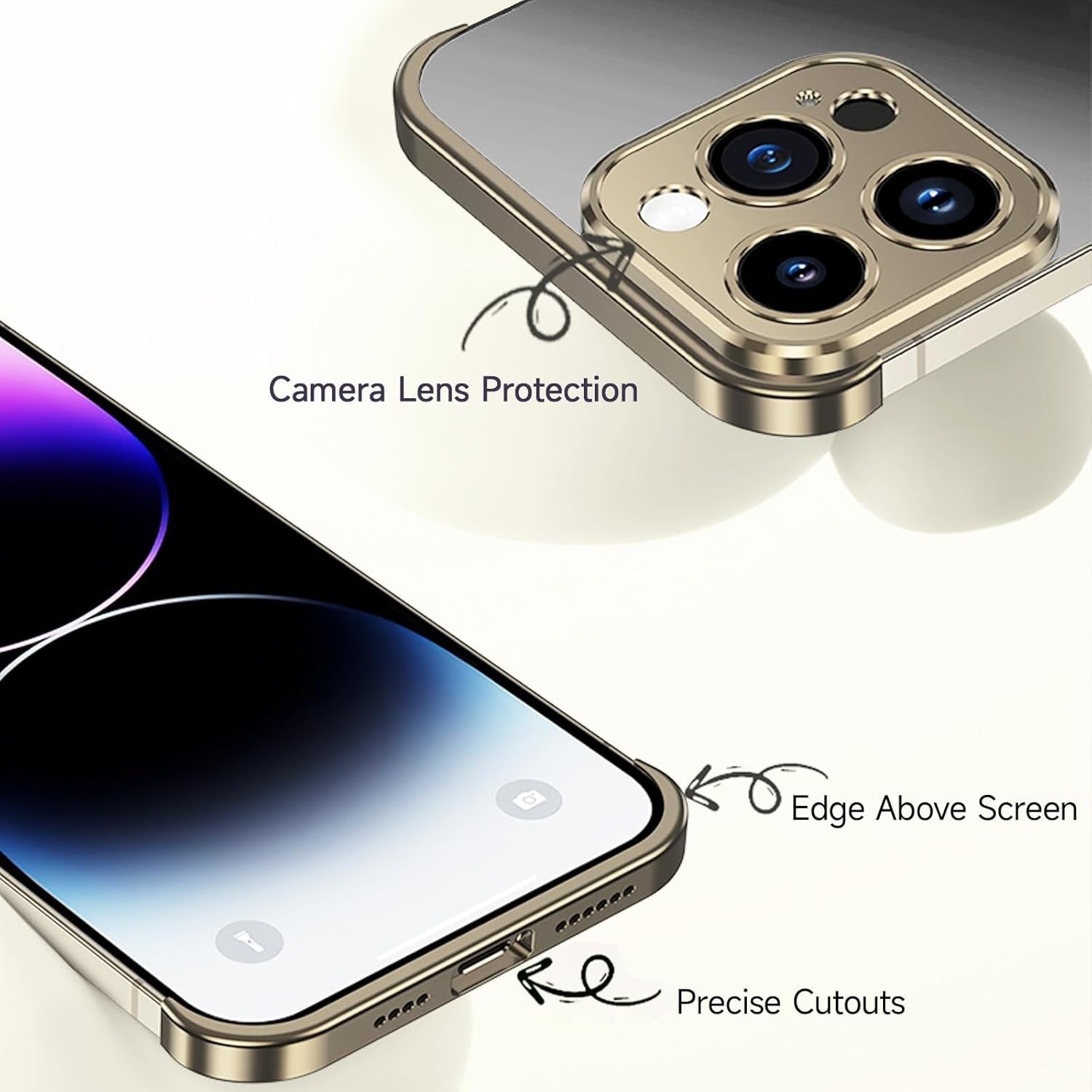 Husa Metalica Edgeless Compatibila cu iPhone 16, Flippy, Protectie pentru Colturi si Camera, Aliaj Aluminiu, Antisoc,