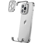 Husa Metalica Edgeless Compatibila cu iPhone 16, Flippy, Protectie pentru Colturi si Camera, Aliaj Aluminiu, Antisoc,