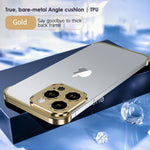 Husa Metalica Edgeless Compatibila cu iPhone 16 Plus, Flippy, Protectie pentru Colturi si Camera, Aliaj Aluminiu,
