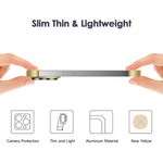 Husa Metalica Edgeless Compatibila cu iPhone 16 Plus, Flippy, Protectie pentru Colturi si Camera, Aliaj Aluminiu,