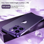 Husa Metalica Edgeless Compatibila cu iPhone 16 Pro, Flippy, Protectie pentru Colturi si Camera, Aliaj Aluminiu,