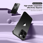 Husa Metalica Edgeless Compatibila cu iPhone 16 Pro Max, Flippy, Protectie pentru Colturi si Camera, Aliaj Aluminiu,