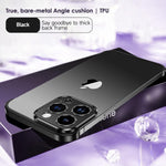 Husa Metalica Edgeless Compatibila cu iPhone 16 Pro Max, Flippy, Protectie pentru Colturi si Camera, Aliaj Aluminiu,