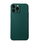 Husa pentru Apple iPhone 14 Plus Flippy, Liquid Silicone, cu Microfibra pe interior, Protectie Antisoc, Dark Green,