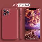 Husa pentru Apple iPhone 14 Pro Max Flippy, Liquid Silicone, cu Microfibra pe interior, Protectie Antisoc, Wine red,