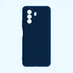 Husa pentru Huawei NOVA Y70, Flippy, Liquid Silicone, cu Microfibra pe interior, Protectie Antisoc, Navy Blue