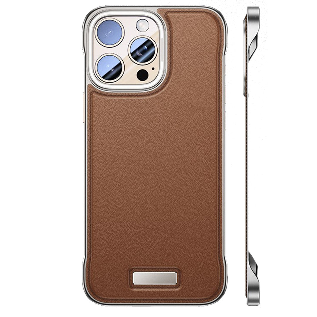 Husa pentru iPhone 15 Pro Max, husa de protectie pentru telefon, Flippy, Design Modern fara margini, din Piele PU,