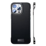 Husa pentru iPhone 16, husa de protectie pentru telefon, Flippy, Design Modern fara margini,din Piele PU, Subtire, Negru