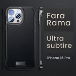 Husa pentru iPhone 16 Pro, husa de protectie pentru telefon, Flippy, Design Modern fara margini, din Piele PU, Subtire,