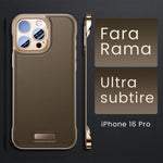 Husa pentru iPhone 16 Pro, husa de protectie pentru telefon, Flippy, Design Modern fara margini, din Piele PU, Subtire,