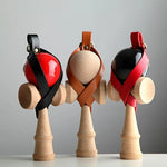 Husa pentru Kendama, Flippy, Husa de Depozitare pentru Kendama, din Piele Ecologica, Catarama cu Agatare pentru
