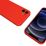 Husa pentru Samsung Galaxy A33 5G, Flippy, Liquid Silicone, cu Microfibra pe interior, Protectie Antisoc, Rosu