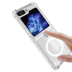 Husa pentru Samsung Galaxy Z FLIP6, Flippy, Husa de Protectie cu Anti-Shock, Tehnologie MagSafe Magnetic, Design Ultra