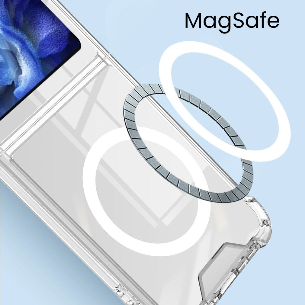 Husa pentru Samsung Galaxy Z FLIP6, Flippy, Husa de Protectie cu Anti-Shock, Tehnologie MagSafe Magnetic, Design Ultra