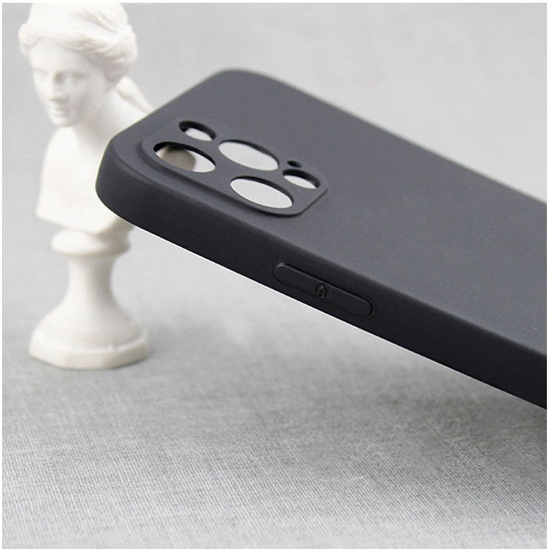 Husa pentru Samsung Galaxy S22 Ultra, Flippy, Liquid Silicone, cu Microfibra pe interior, Protectie Antisoc, Negru