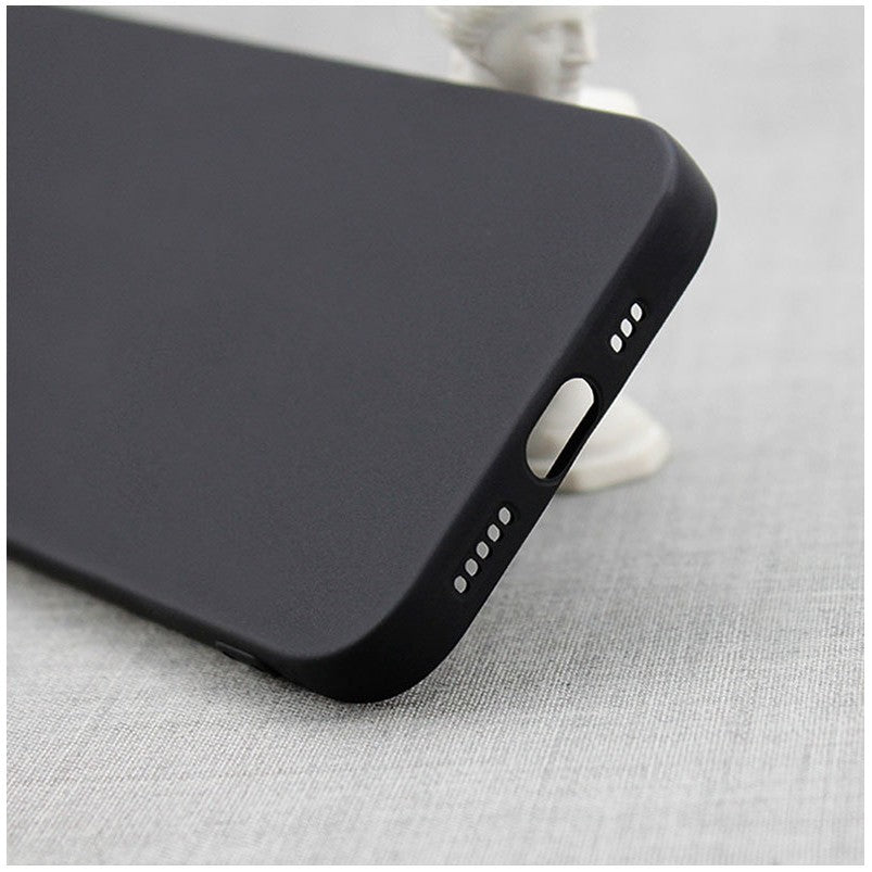 Husa pentru Samsung Galaxy S22 Ultra, Flippy, Liquid Silicone, cu Microfibra pe interior, Protectie Antisoc, Negru