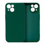 Husa pentru Samsung Galaxy S22 Ultra, Flippy, Liquid Silicone, cu Microfibra pe interior, Protectie Antisoc, Verde