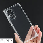 Husa Protect Plus pentru Huawei NOVA 9 SE, Flippy, Silicon Subtire, Transparenta