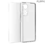 Husa Protect Plus pentru Huawei NOVA 9 SE, Flippy, Silicon Subtire, Transparenta