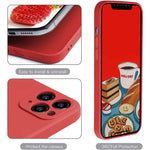 Husa protectie compatibila cu Apple iPhone 11 Pro Liquid Silicone Case Rosu