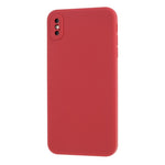 Husa protectie compatibila cu Apple iPhone X/XS Liquid Silicone Case Rosu