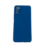 Husa protectie compatibila cu Huawei Nova 5T Liquid Silicone Case Albastru inchis