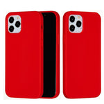Husa protectie compatibila cu Huawei Nova 5T Liquid Silicone Case Rosu