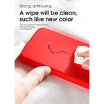 Husa protectie compatibila cu Huawei P40 Pro Liquid Silicone Case Rosu