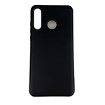 Husa protectie compatibila cu Huawei Y6 2019 Liquid Silicone Case Negru