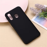 Husa protectie compatibila cu Samsung A20E Liquid Silicone Case Negru
