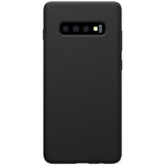 Husa protectie compatibila cu Samsung S10 Liquid Silicone Case Negru