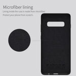 Husa protectie compatibila cu Samsung S10 Liquid Silicone Case Negru