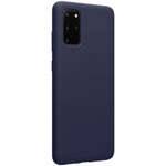 Husa protectie compatibila cu Samsung S20 Liquid Silicone Case Albastru inchis