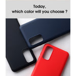 Husa protectie compatibila cu Samsung S20 Plus Liquid Silicone Case Negru