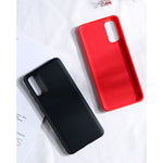 Husa protectie compatibila cu Samsung S20 Plus Liquid Silicone Case Negru