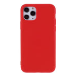 Husa protectie Flippy compatibila cu Apple iPhone 11 Liquid Silicone Case Rosu