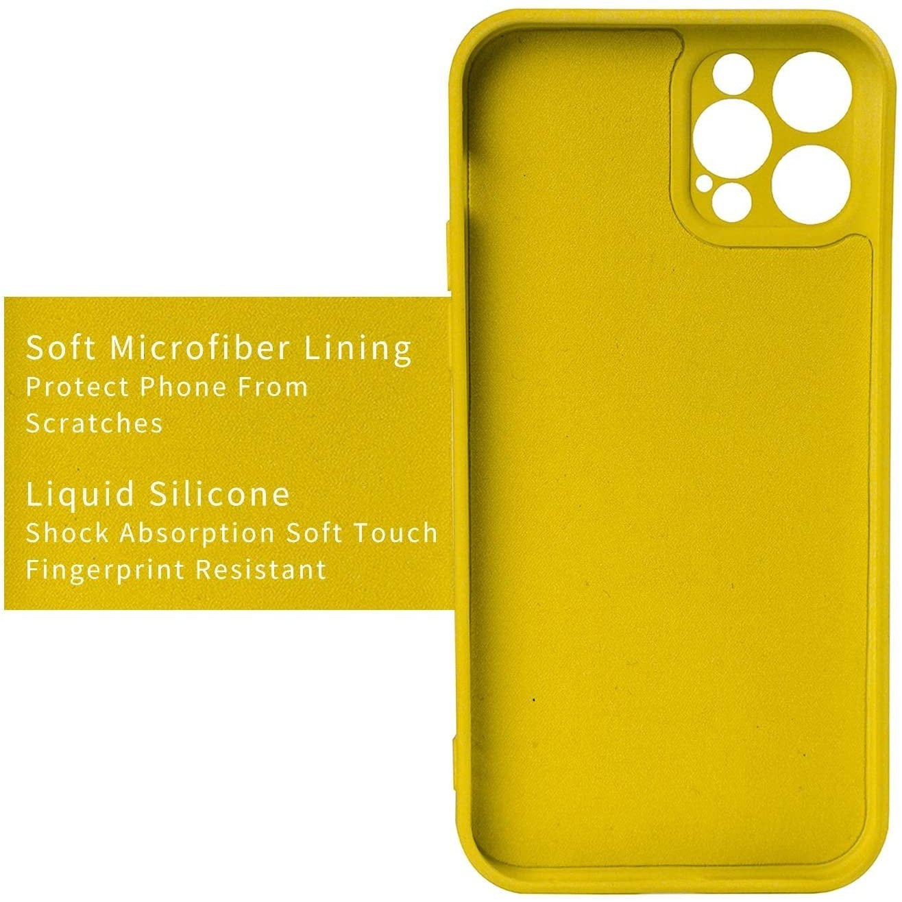 Husa protectie Flippy compatibila cu Apple iPhone 11 Liquid Silicone Ring cu suport rotativ Galben