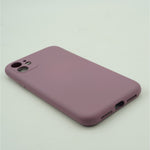Husa protectie Flippy compatibila cu Apple iPhone 11 Pro Max Liquid Silicone Case Mov
