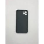Husa protectie Flippy compatibila cu Apple iPhone 11 Pro Max Liquid Silicone Ring cu suport rotativ Negru