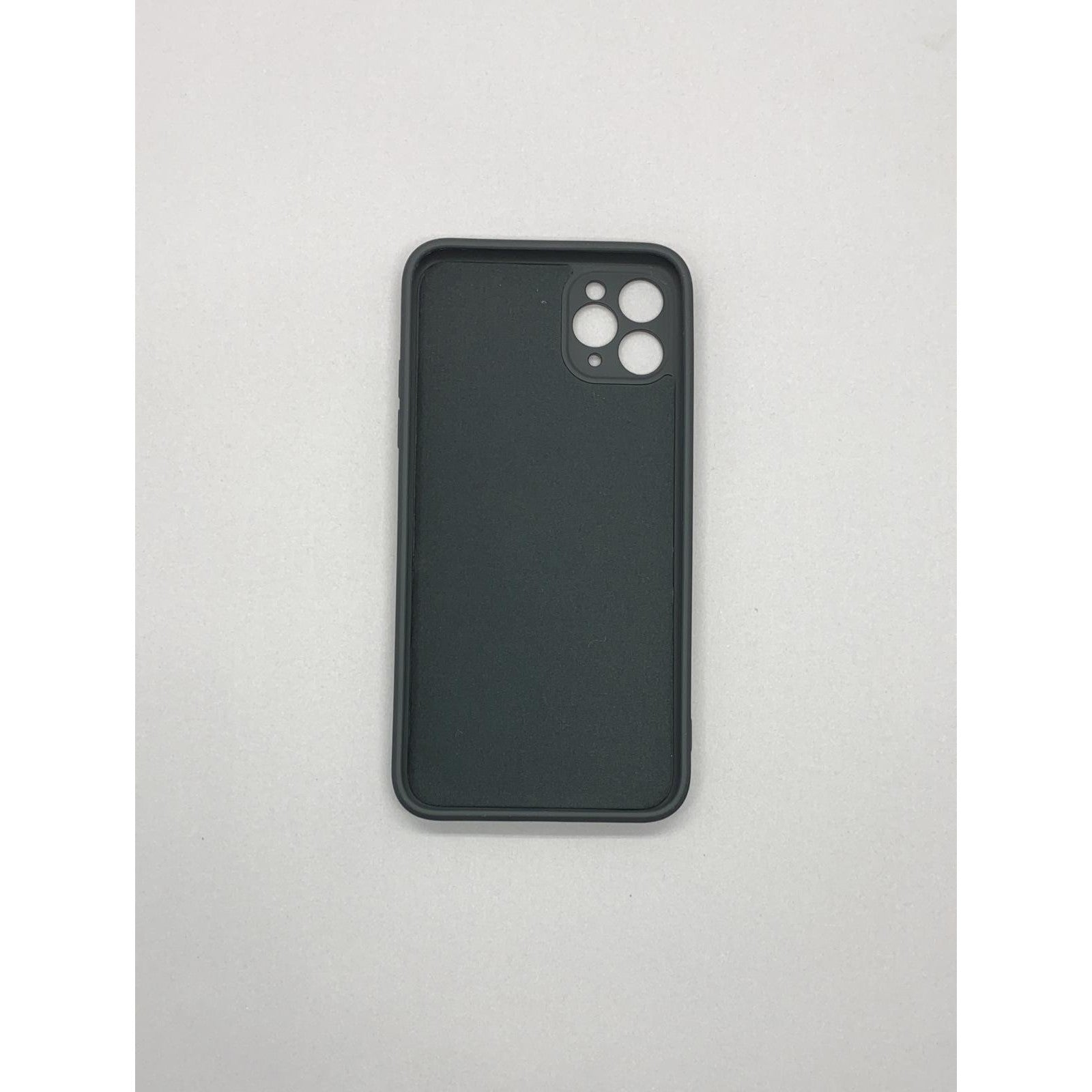 Husa protectie Flippy compatibila cu Apple iPhone 11 Pro Max Liquid Silicone Ring cu suport rotativ Negru