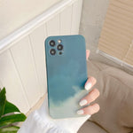 Husa protectie Flippy compatibila cu Apple iPhone 11 Pro Tpu Ombre, Verde/Alb
